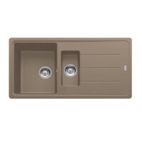 Franke Basis BFG 651-97 Zlewozmywak granitowy półtorakomorowy 97x50 cm cappuccino 114.0676.273