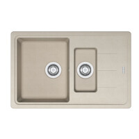 Franke Basis BFG 651-78 Zlewozmywak granitowy półtorakomorowy 78x50 cm orzechowy 114.0676.278
