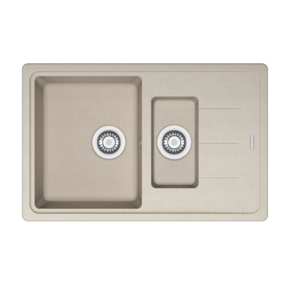 Franke Basis BFG 651-78 Zlewozmywak granitowy półtorakomorowy 78x50 cm orzechowy 114.0676.278