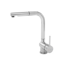 FDesign Avanza Bateria kuchenna wysoka z wyciąganą wylewką chrom FD1-A13-4-11