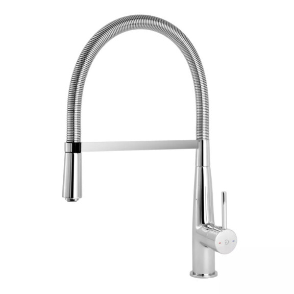 FDesign Avanza Bateria kuchenna wysoka z wyciąganą wylewką chrom FD1-A09-4-11
