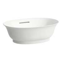 Laufen The New Classic Umywalka nablatowa 45x31 cm z przelewem biała H8128510001091