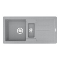 Franke Strada SAG 651-86 Zlewozmywak granitowy półtorakomorowy 86x43,5 cm kamienny szary 114.0676.321