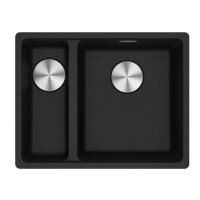 Franke Maris MRG 160-34-15 Zlewozmywak granitowy półtorakomorowy 55,3x43,3 cm onyx 125.0687.269