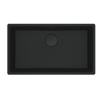 Franke Maris MRG 110-72 Zlewozmywak granitowy jednokomorowy 75,3x43,3 cm czarny mat 125.0697.757