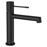 Sapho Solaris Bateria umywalkowa czarny mat WD002B