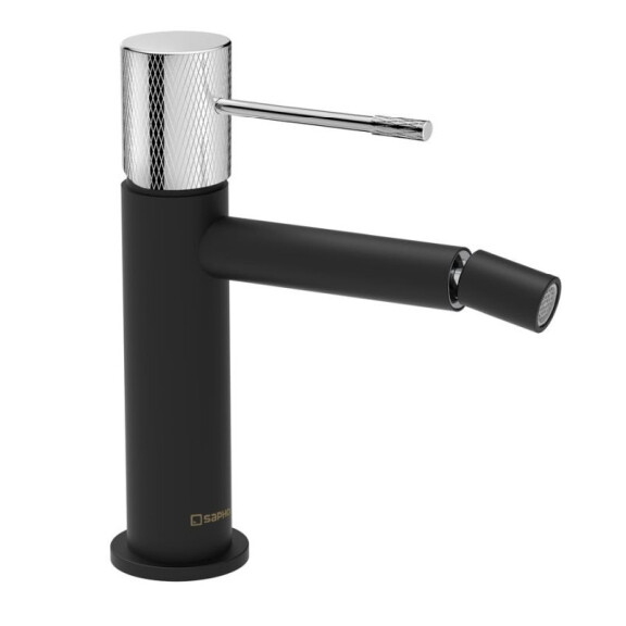 Sapho Solaris Bateria bidetowa czarny mat/chrom WD003BC