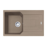 Franke Urban UBG 611-78 GSC Zlewozmywak granitowy jednokomorowy 78x50 cm cappuccino 114.0687.271