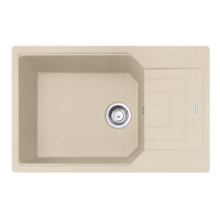 Franke Urban UBG 611-78 XL GSC Zlewozmywak granitowy jednokomorowy 78x50 cm beżowy 114.0687.277