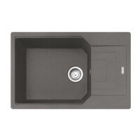 Franke Urban UBG 611-78 XL GSC Zlewozmywak granitowy jednokomorowy 78x50 cm kamienny szary 114.0687.281