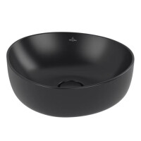 Villeroy & Boch Antao Umywalka nablatowa 40x39,5 cm czarny mat z powłoką CeramicPlus 4A7240R7