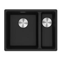 Franke Maris MRG 160-34-15 Zlewozmywak granitowy półtorakomorowy 55,3x43,3 cm onyx 125.0687.265