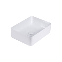 UpTrend Roma Umywalka nablatowa 40x30 cm biały połysk TR41313