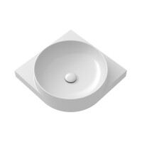 Ravak Yard 450 C Umywalka wisząca narożna 45x45 cm biała XJX01045000