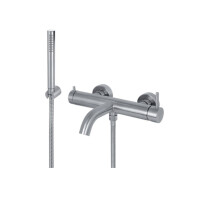Vema Tiber Steel Bateria wannowa natynkowa stal nierdzewna V17086