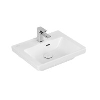 Villeroy & Boch Subway 3.0 Umywalka wisząca 50x40 cm z przelewem biały mat z powłoką CeramicPlus 437050RW