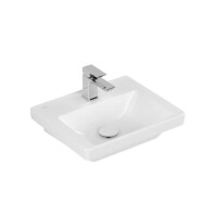 Villeroy & Boch Subway 3.0 Umywalka meblowa 45x37 cm bez przelewu biały mat z powłoką CeramicPlus 4370FLRW