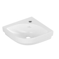 Villeroy & Boch Subway 3.0 Umywalka wisząca narożna 32x32 cm bez przelewu biały mat z powłoką CeramicPlus 437146RW