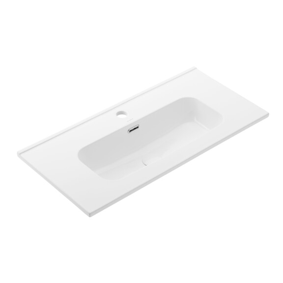UpTrend Charo Umywalka meblowa lub wpuszczana w blat 80x38,5 cm biały połysk TR411-800