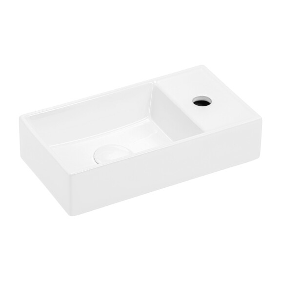 UpTrend Fika Umywalka meblowa lub nablatowa 40,5x22 cm biały połysk TR41355