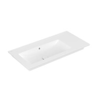 Villeroy & Boch Venticello Umywalka meblowa 100x50 cm lewa bez otworu na baterię biały mat z powłoką CeramicPlus 4134L3RW