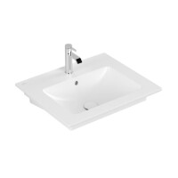 Villeroy & Boch Venticello Umywalka meblowa 60x50,5 cm jeden otwór na baterię biały mat z powłoką CeramicPlus 412460RW