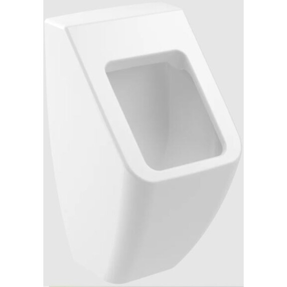 Villeroy & Boch Venticello Pisuar wiszący 32x28,5 cm bez otworów na pokrywę biały mat z powłoką CeramicPlus 5504R0RW
