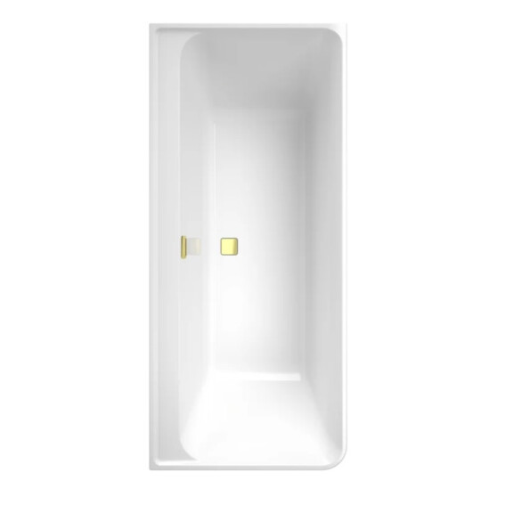 Villeroy & Boch Collaro Wanna narożna 179x79 cm prawa biała z odpływem gold UBA180COR9CR00VJ01