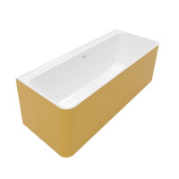 Villeroy & Boch Collaro Wanna wolnostojąca 179x79 cm przyścienna kolor zewnętrzny do wyboru/kolor wewnętrzny biały połysk z odpływem białym UBA180COR9CSBCVP01