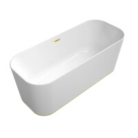 Villeroy & Boch Finion Wanna wolnostojąca 170x70 cm biały połysk odpływ i przelew gold UBQ177FIN7A300V201
