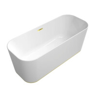 Villeroy & Boch Finion Wanna wolnostojąca 170x70 cm biały połysk odpływ i przelew gold UBQ177FIN7N300V201