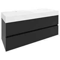 Sapho Odetta Szafka podumywalkowa 118x43,5x50 cm antracyt mat DT120-3434