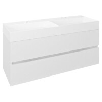 Sapho Odetta Szafka podumywalkowa 118x43,5x50 cm biały połysk DT120-3030