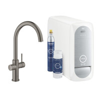 Grohe Blue Home Bateria kuchenna z funkcją filtrowania wody brushed hard graphite 31455AL1