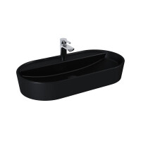 Elita Babette Umywalka nablatowa 80x40 cm ceram black matt 145105/RE040820017160