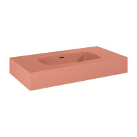 Elita Dimple 80 Umywalka wisząca 80,6x46 cm terra pink matt 168859/RE040800026600