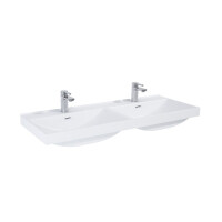 Elita Maxxi 120 Duo Umywalka meblowa 121x46 cm podwójna biała 145825/RE041200078060