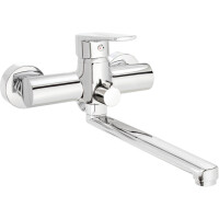 Deante Tubo Bateria wannowo-umywalkowa natynkowa chrom BUT_056M