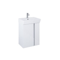 Elita Skye 50 2D Zestaw Umywalka meblowa z szafką podumywalkową 50,5x32,6x70,7 cm white hg pdw 168348/RE020500128060