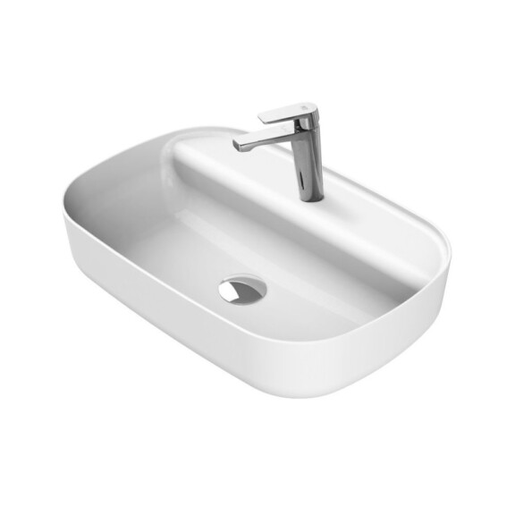 Cerastyle Aqua Umywalka nablatowa 60x40 cm biała 077100-U