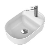 Cerastyle Aqua Umywalka nablatowa 42x28 cm biała 077000-U