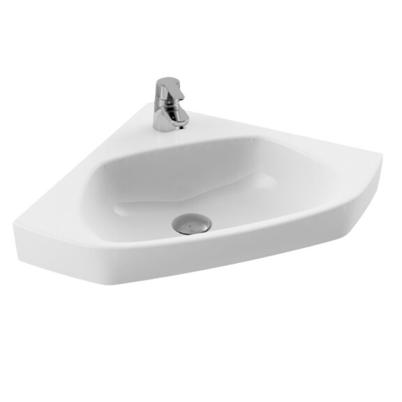 Cerastyle Arda Umywalka narożna 64,5x47 cm biała 001900-U