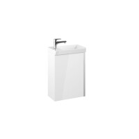 Elita Spring 45 1D Zestaw Umywalka meblowa z szafką podumywalkową 44,5x24,5x66 cm white hg pdw 167362/RE020450138060
