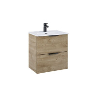 Elita Street Plus 50 2S Zestaw Umywalka meblowa z szafką podumywalkową 50x34x53 cm dąb canela pdw 168903/RE020500107050