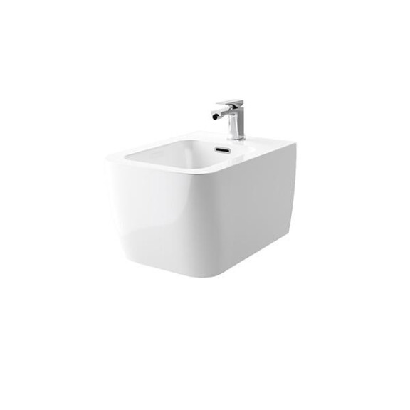 Hidra Kiub Bidet podwieszany 54x36,5 cm biały KIW14.001