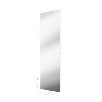 Instal Projekt Eos Electro 3 grzejnik elektryczny 38,6x120,6 cm biały mat lustro srebrne EOSE-40/120E34L01AU