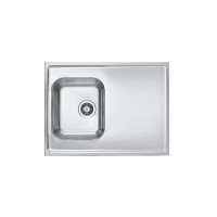 Alveus Classic Pro 30 Zlewozmywak stalowy jednokomorowy 80x60 cm satyna 1130469