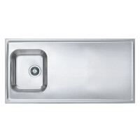 Alveus Classic Pro 90 Zlewozmywak stalowy jednokomorowy 120x60 cm satyna 1130473