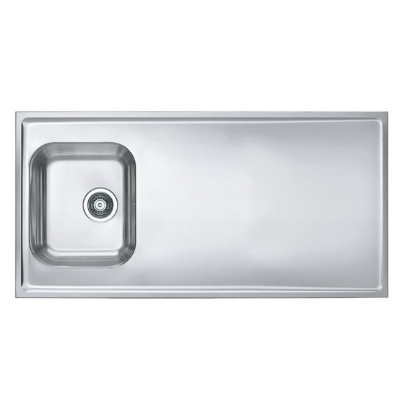 Alveus Classic Pro 90 Zlewozmywak stalowy jednokomorowy 120x60 cm satyna 1130473
