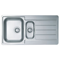 Alveus Line 10 Zlewozmywak stalowy półtorakomorowy 98x50 cm satyna 1064281